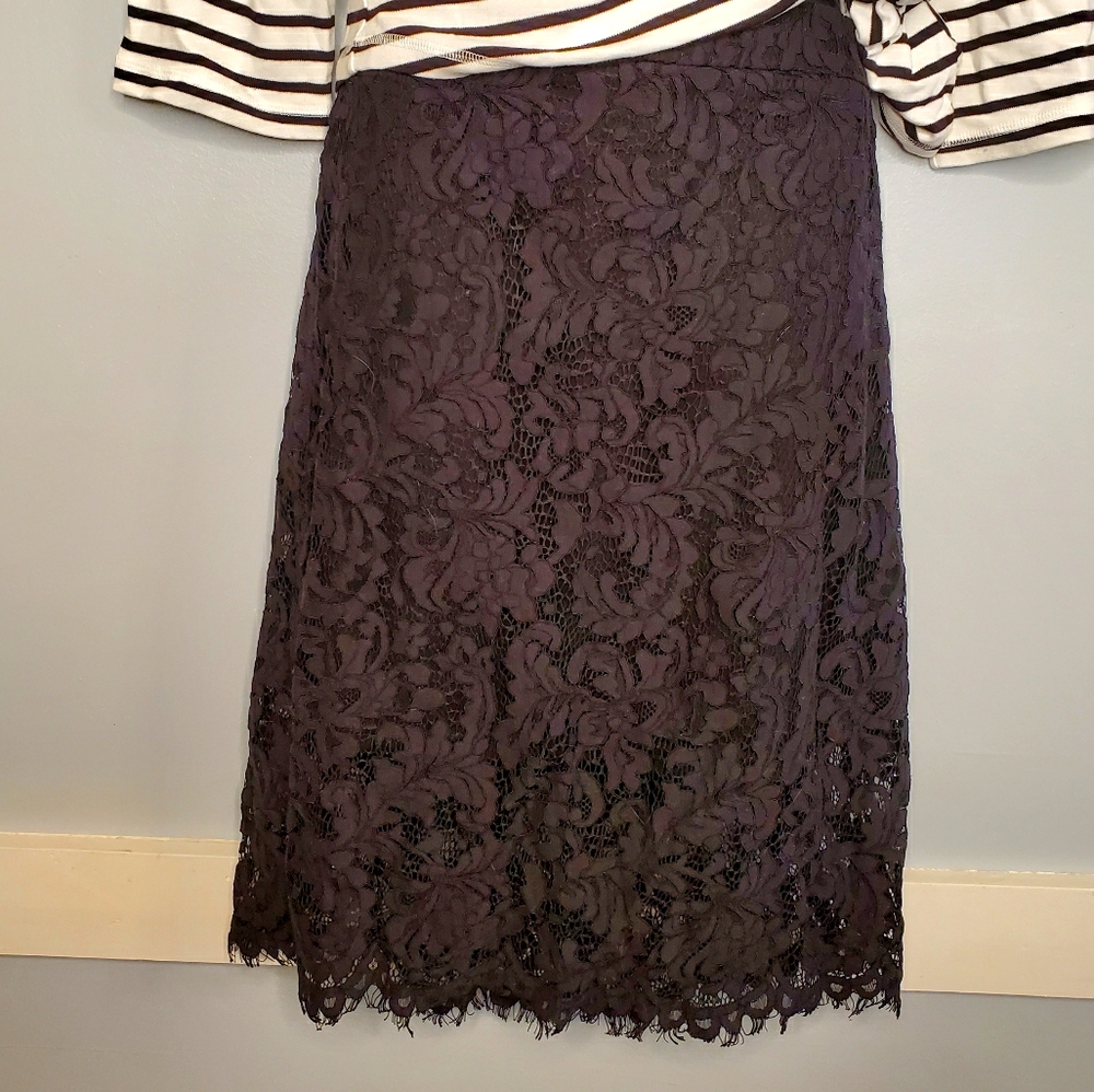 2/$20 NWT Skies Are Blue Black Lace Skirt